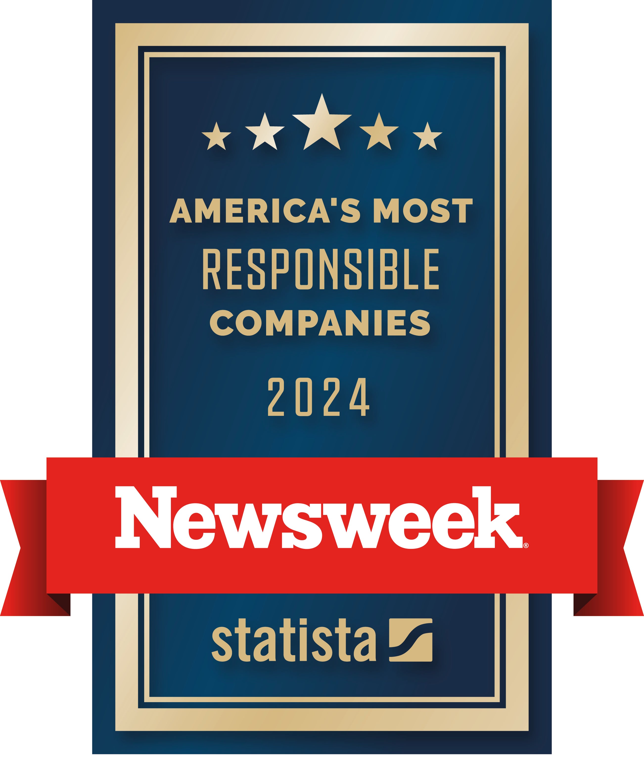 Newsweek's 2024 America's Most Responsible Companies awarded to United Therapeutics logo