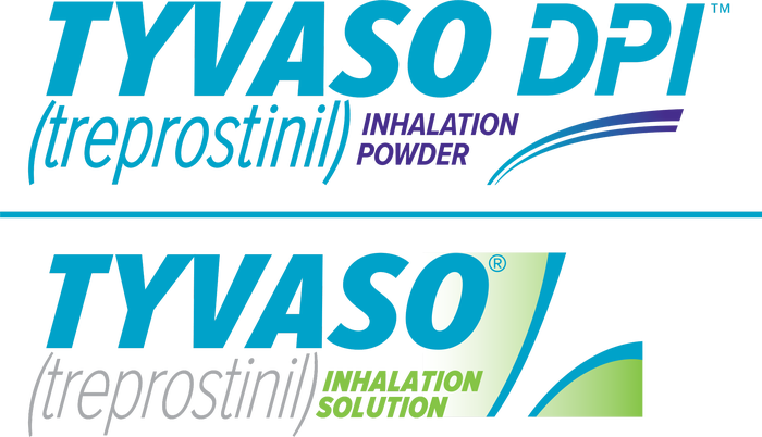 Tyvaso and Tyvaso DPI logos stacked on top of each other 