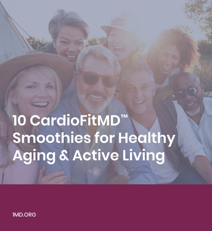 1MD Nutrition's CardioFitMD Smoothie Recipes Ebook Cover