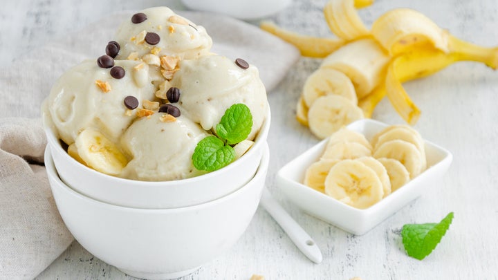 ice cream with pineapple