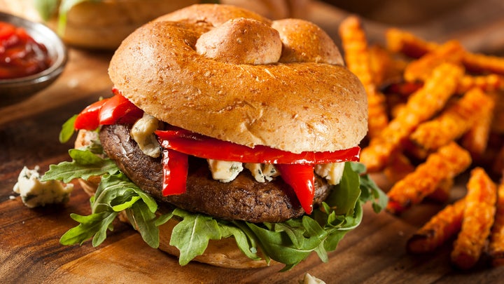 grilled portobello mushroom burger