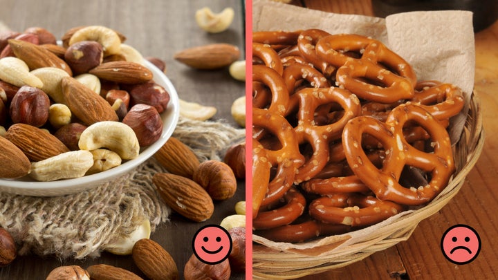 eat nuts, not pretzels