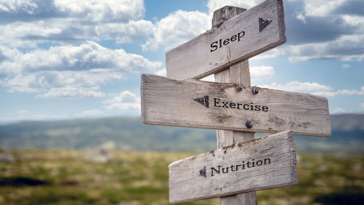sleep, nutrtion, exercise