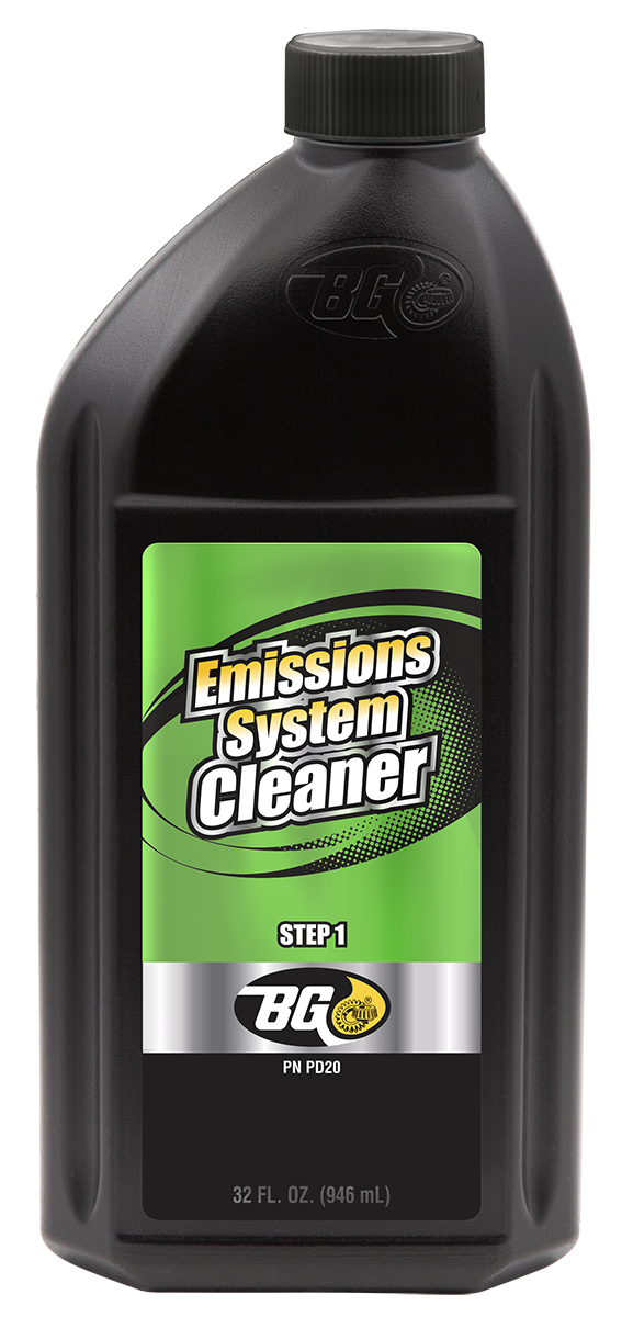 Emissions System Cleaner bottle