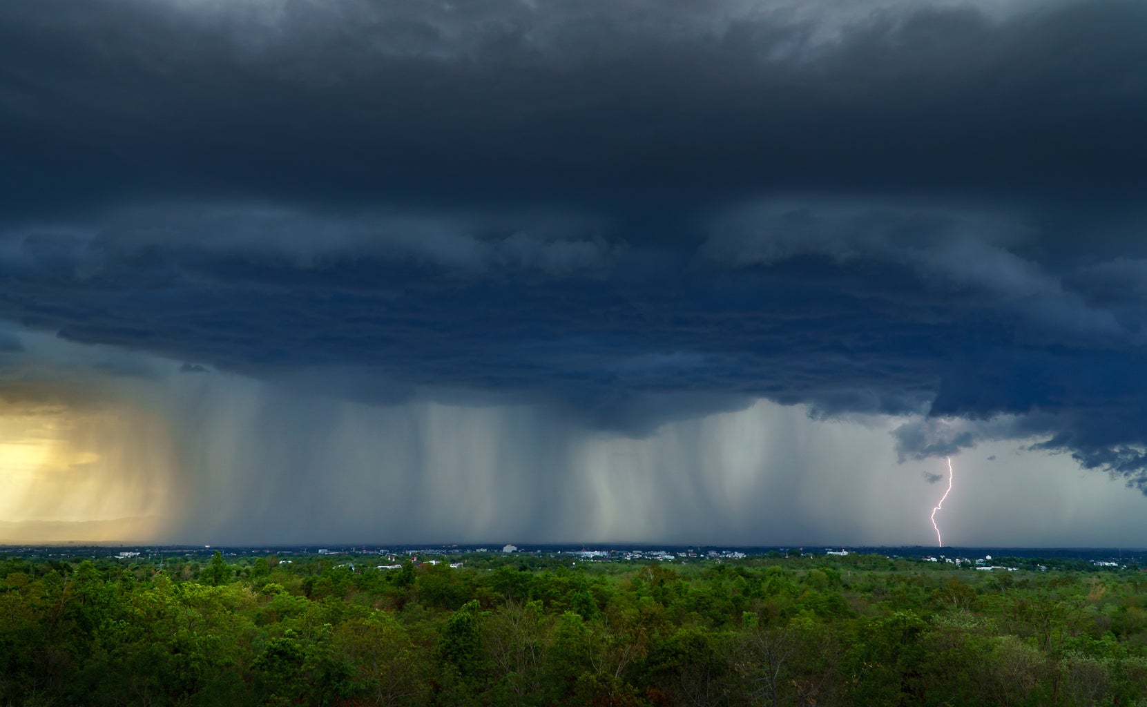 Severe storm over the plains