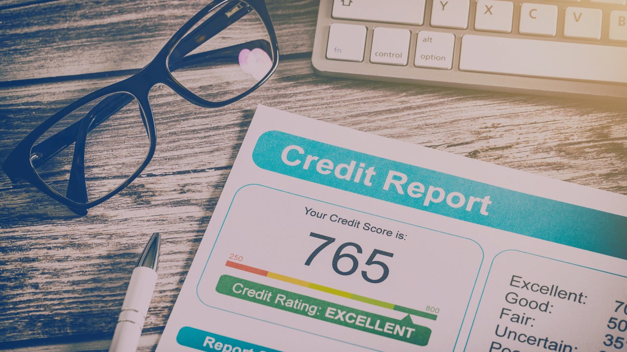 Printed copy of a credit report