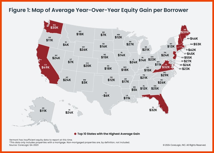 Map of Average Year Chart