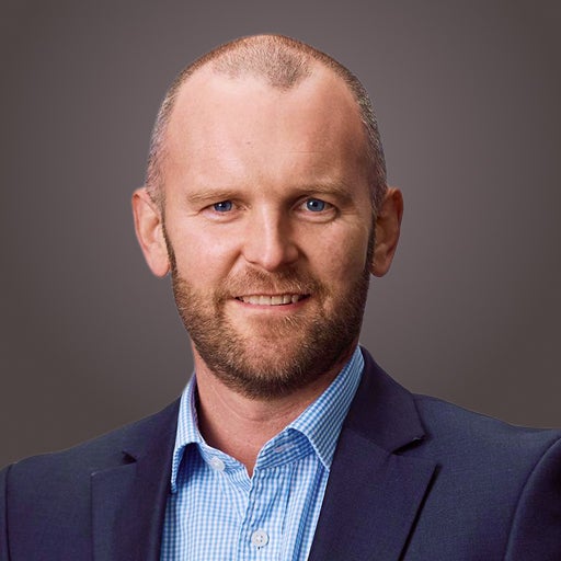 Corporate headshot of Kelvin Davidson