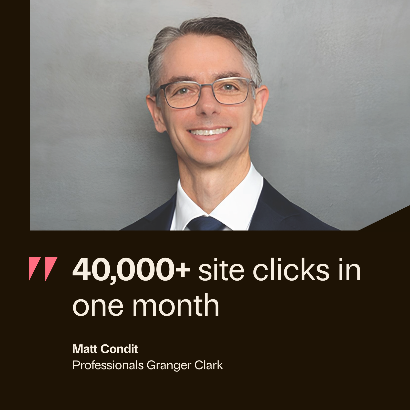 Matt Condit - Professionals Granger Clark