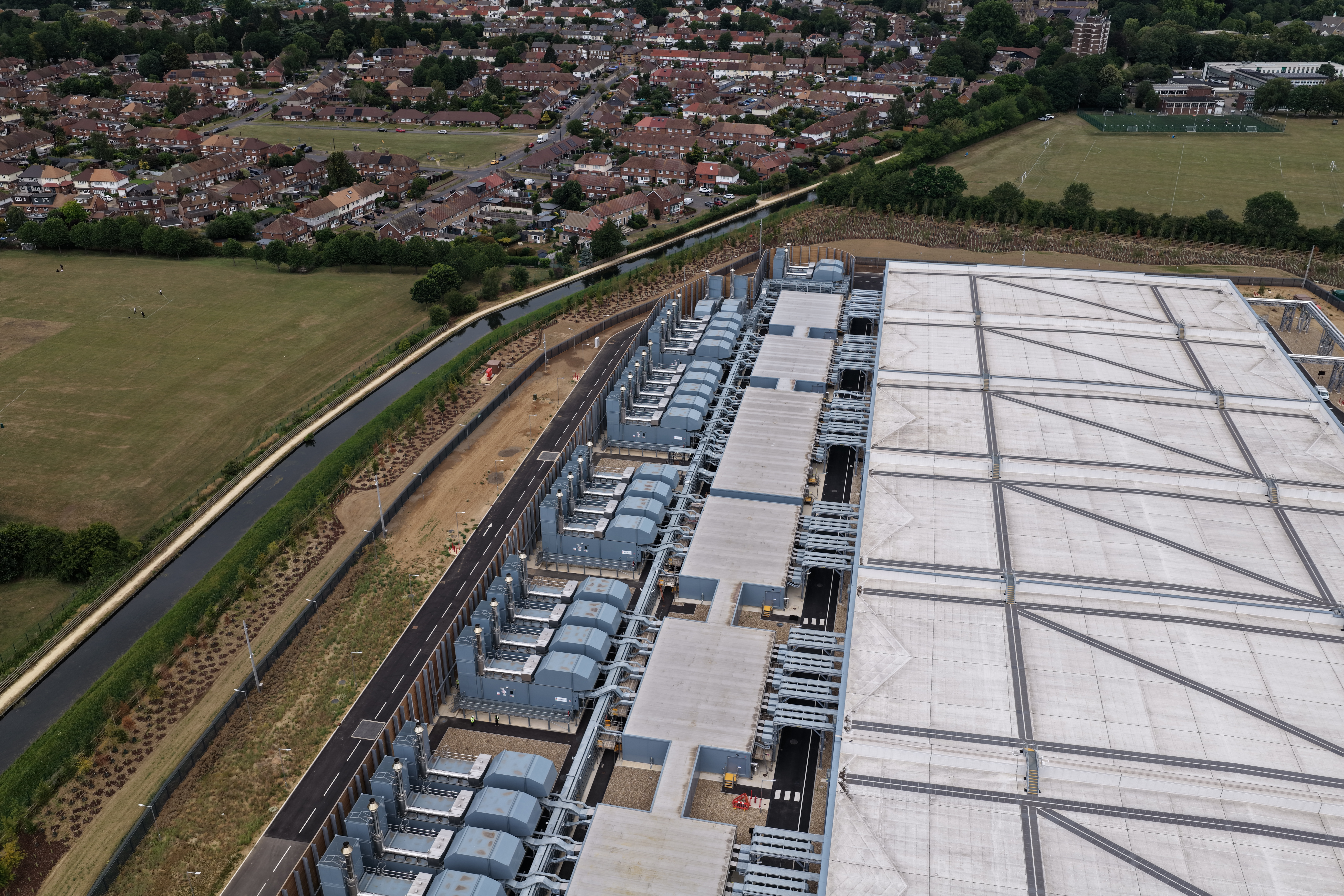 New Data Center Facility Borders Residential Area