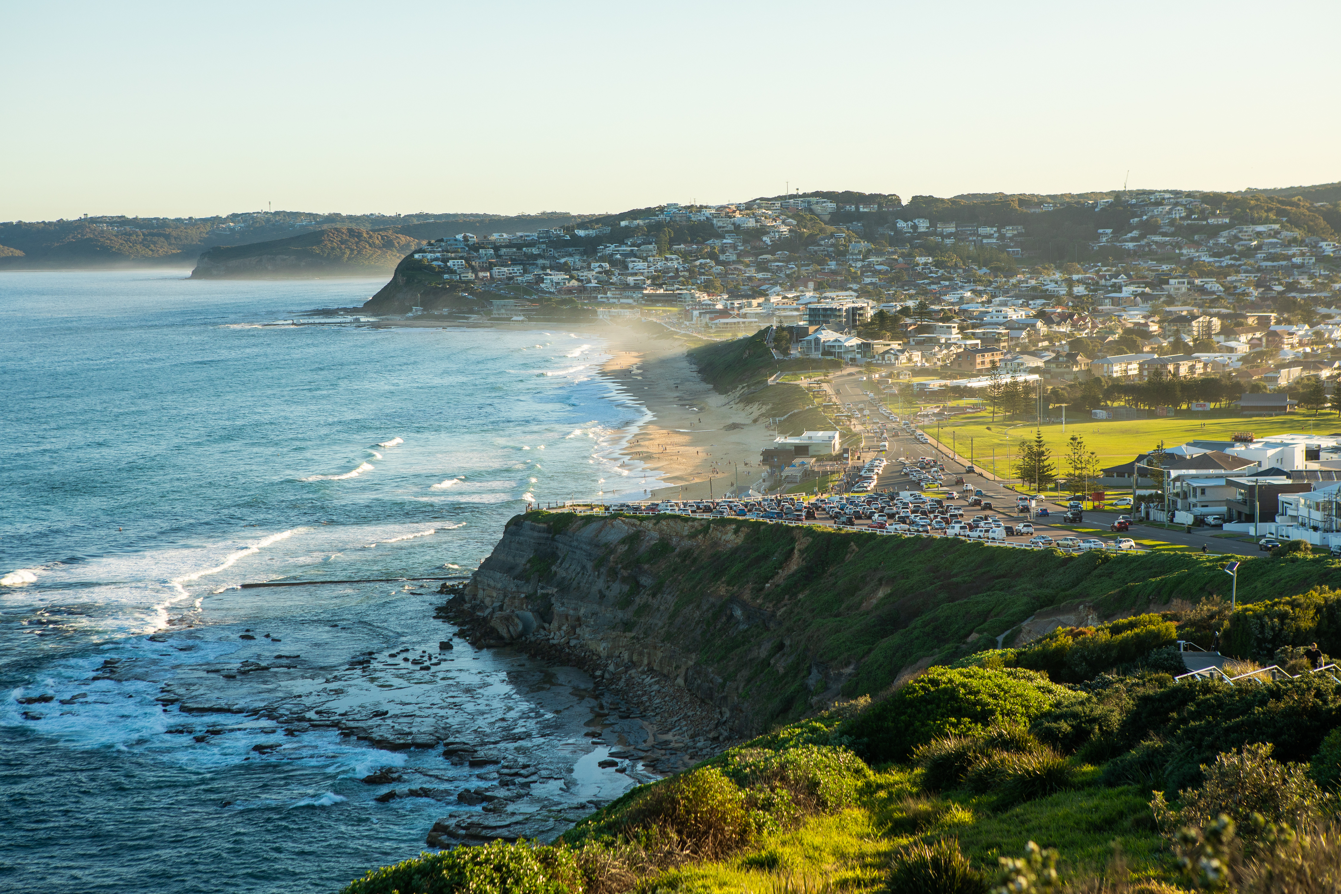 Coast at sunset