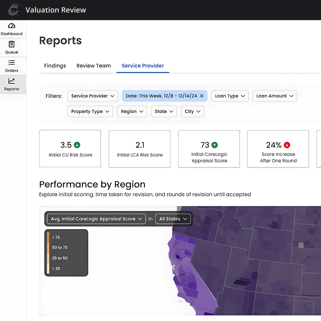 Image of a Collateral Investigate report.