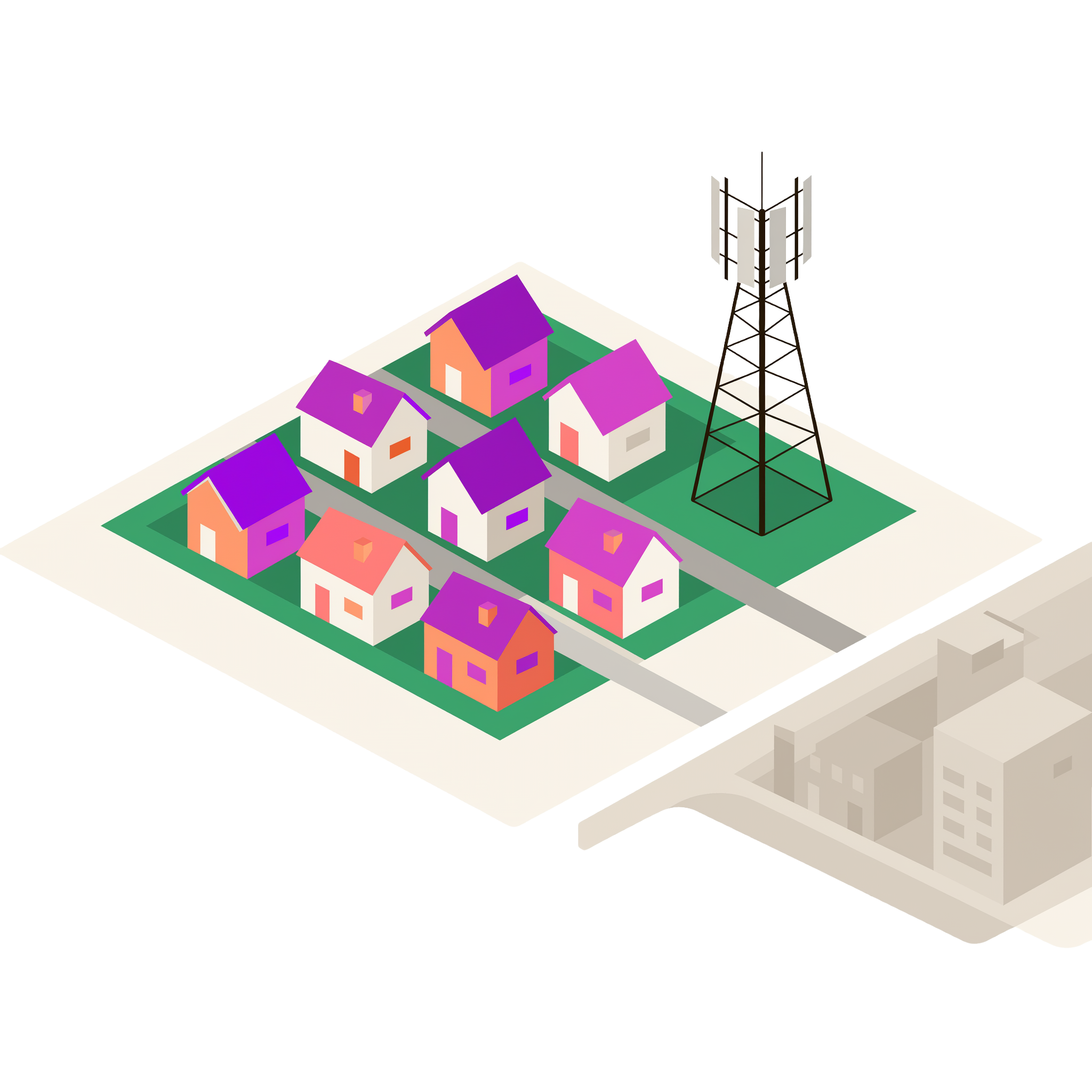 Telecommunications illustration