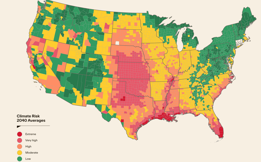 Current climate risk averages.
