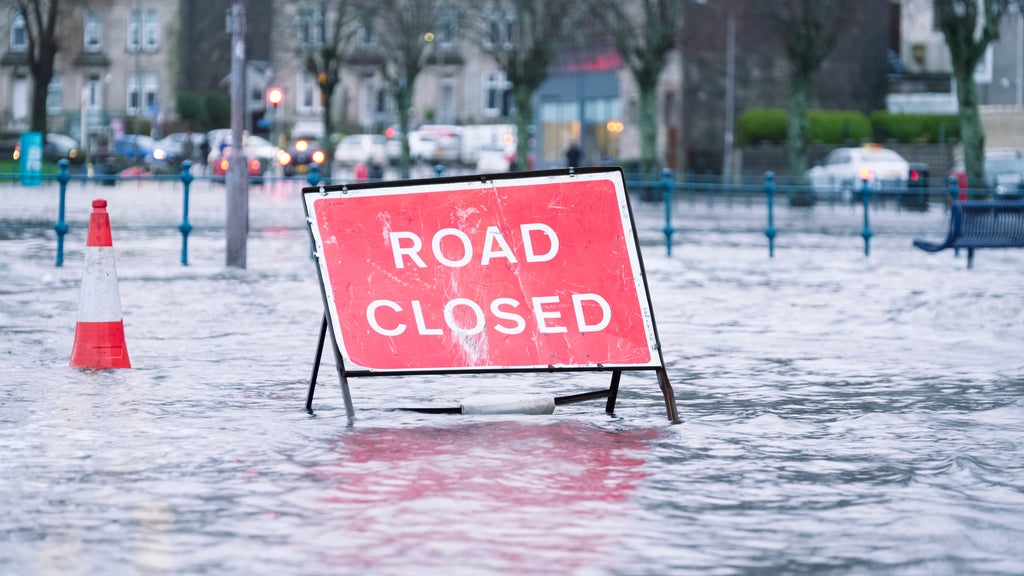Stock image of flooding