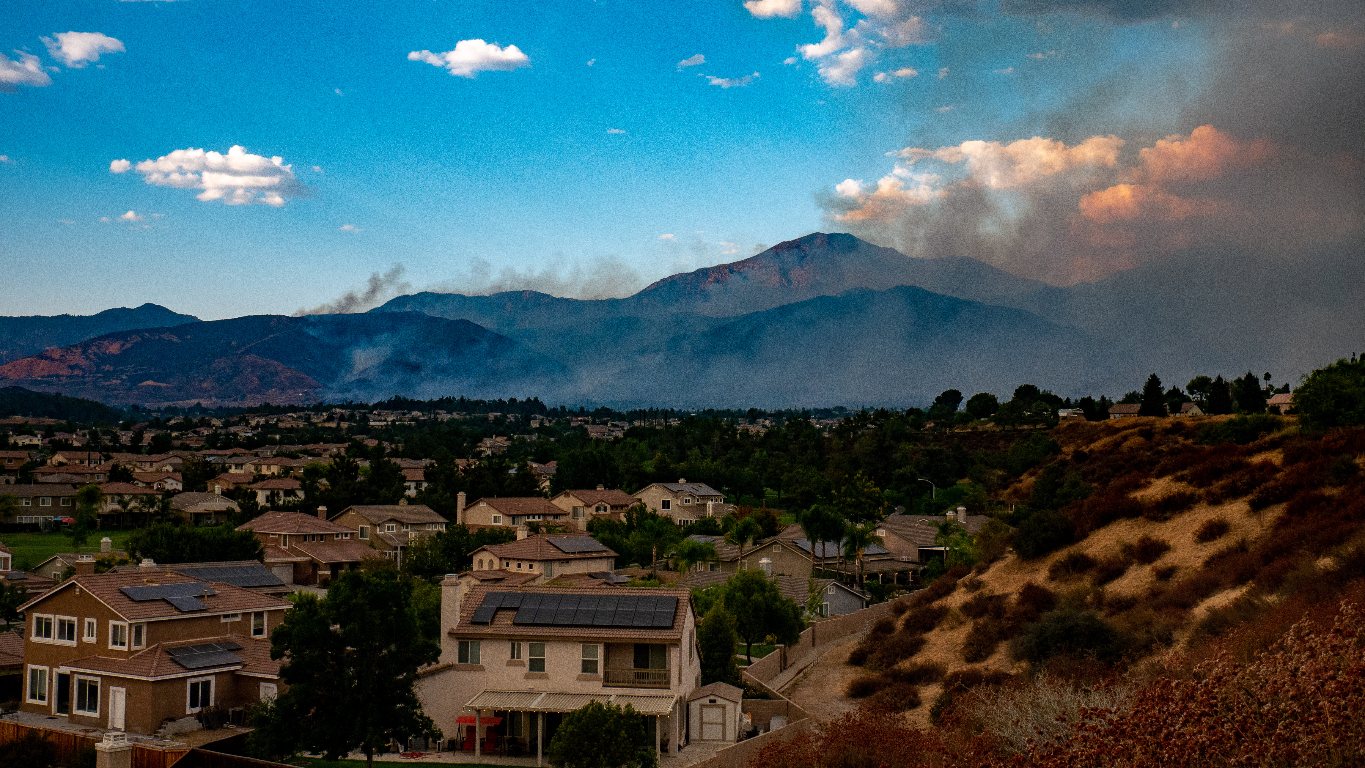 Stock image of wildfire