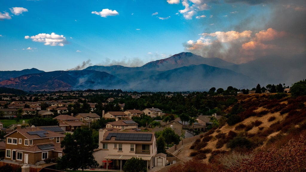 Stock image of wildfire