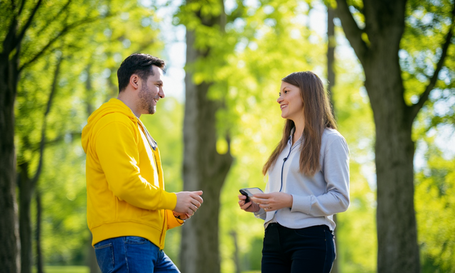 talking in nature
