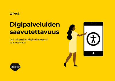 Opas: Digipalveluiden saavutettavuus