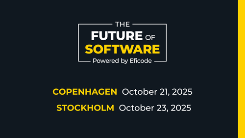 The Future of Software 2025 conference in Stockholm and Copenhagen