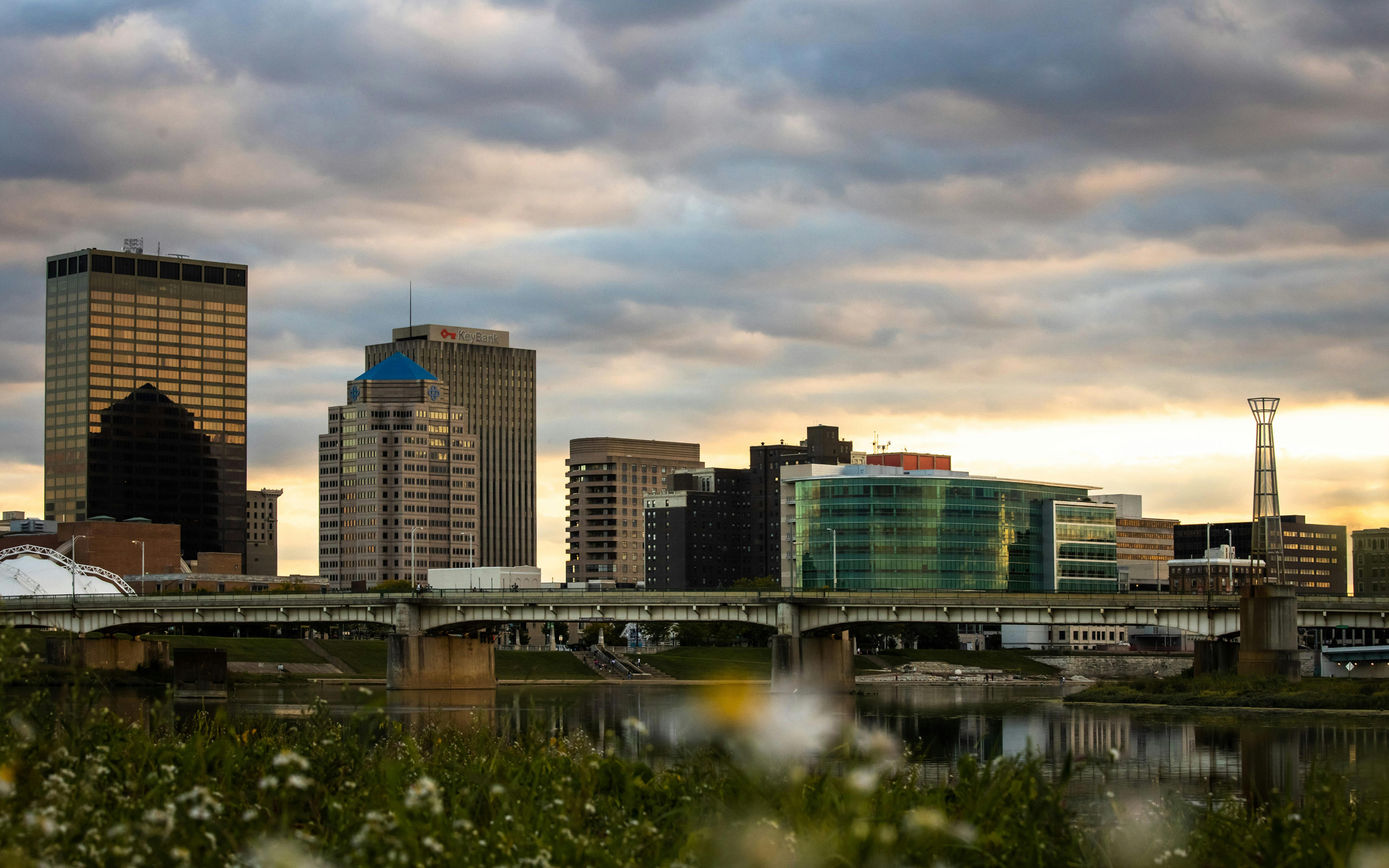 Cityscape in the Western Ohio region