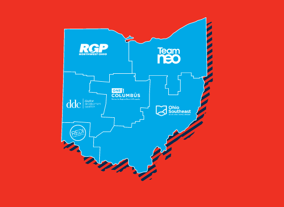 Ohio map of regions