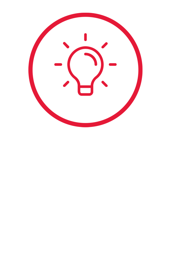 red light bulb icon