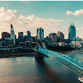 Cityscape in the Southwest Ohio region