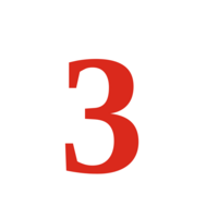 Image of a number 3, representing JobsOhio's Strategic Initiative #3: Inclusion