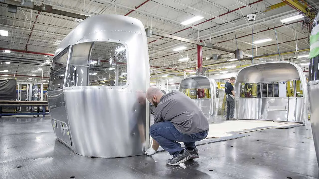 Inside the Airstream factory
