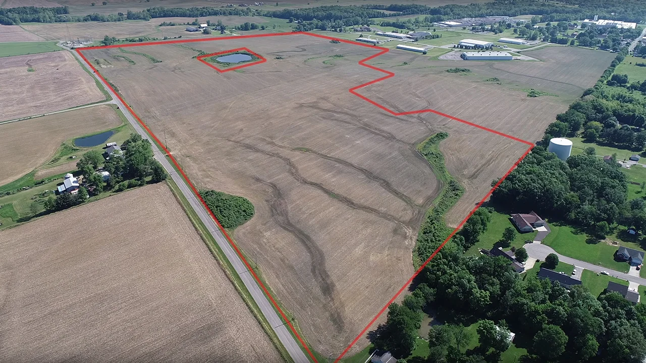 Sites South Central Ohio industrial park aerial photo