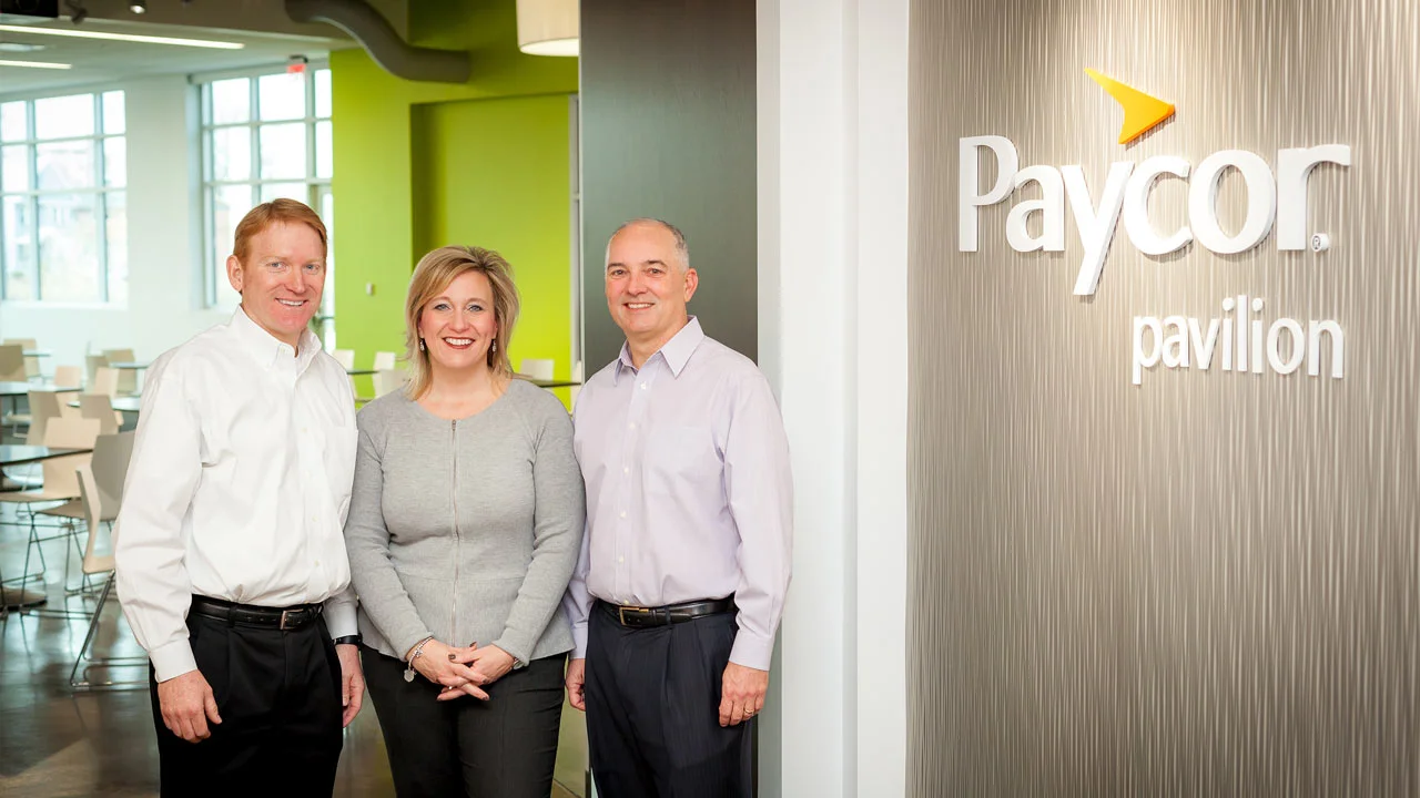 3 Paycor employees in the office