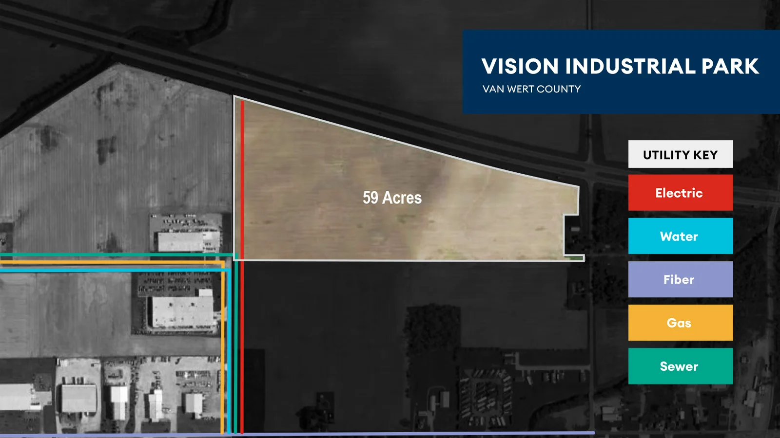 Vision Industrial Park Utility Map