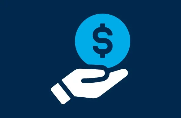 JOGC icon with a dollar sign in a hand