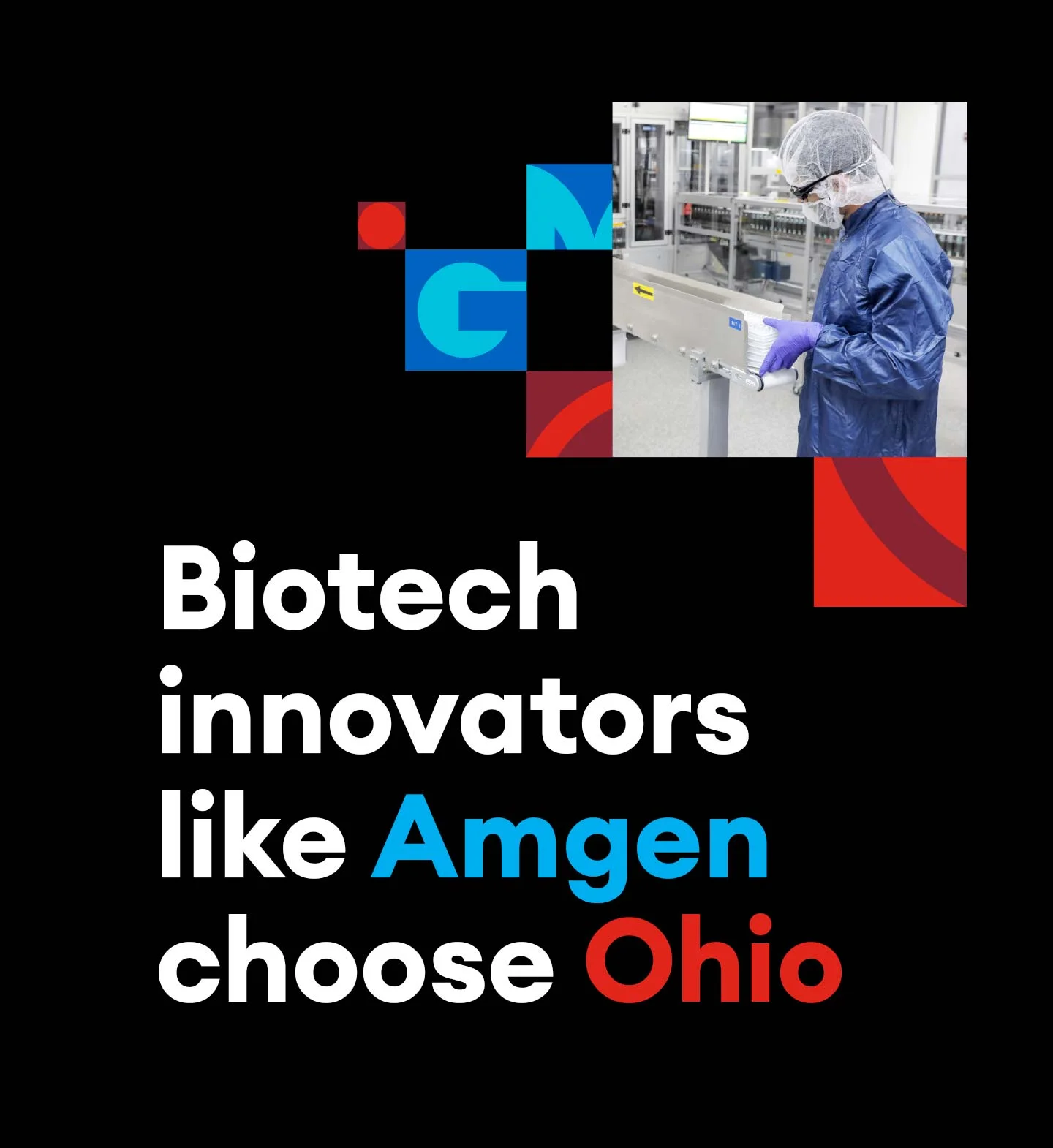 Biotech innovators like Amgen choose Ohio image