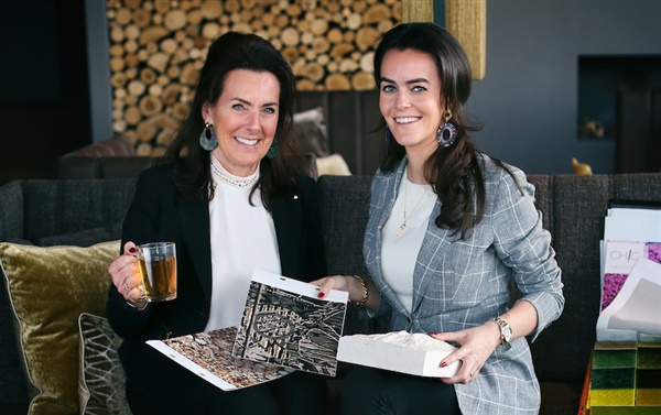 Veel beige en wittinten