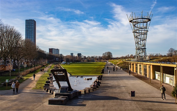 Wandelen door het Spoorpark
