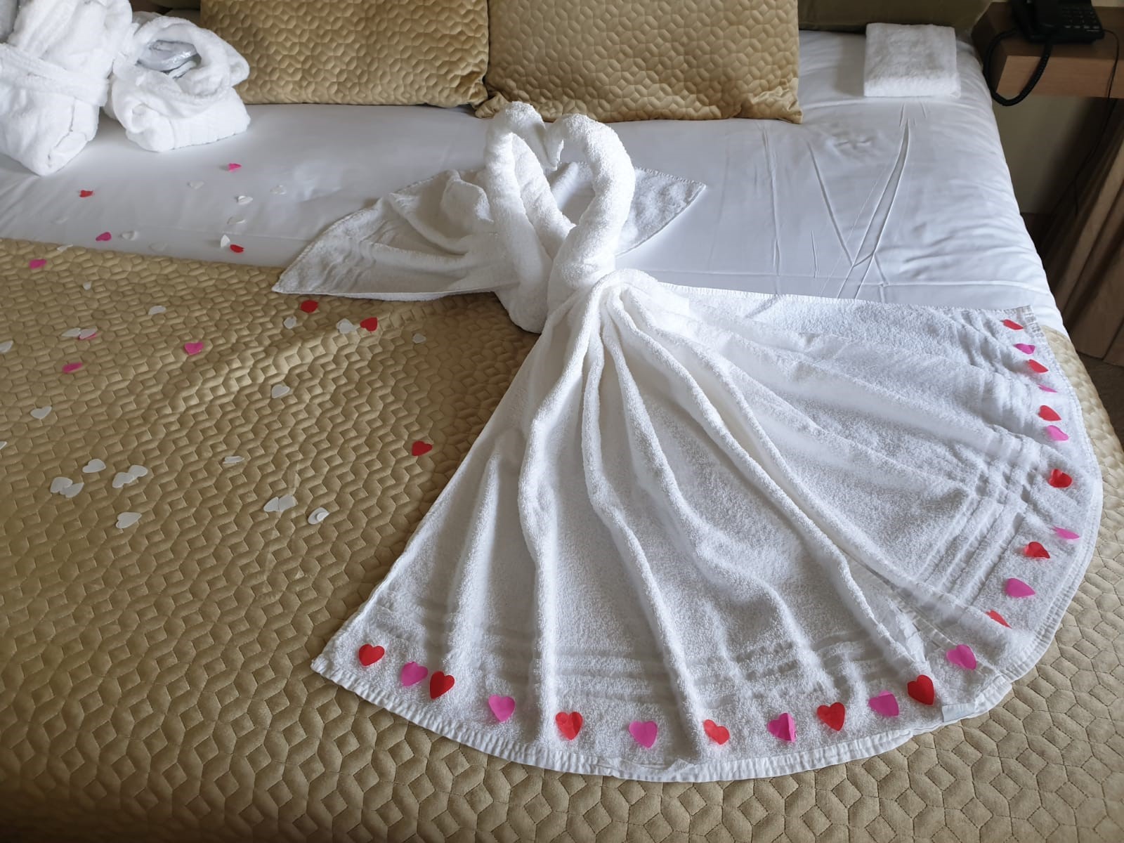 Romantische rozenblaadjes