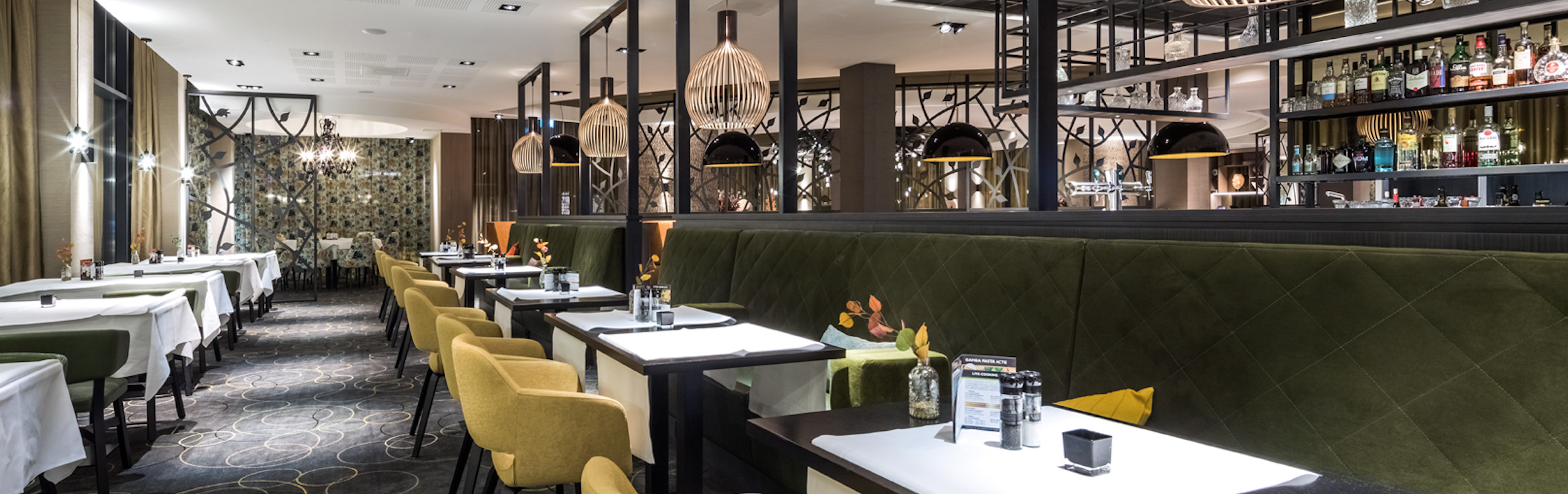 Enjoy your meal in a relaxed atmosphere