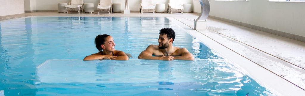 Relax in our pool and wellness