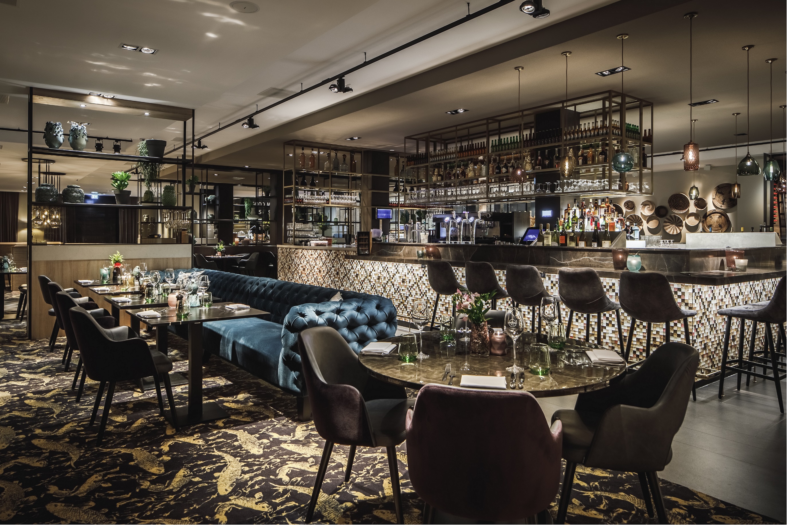 Französische und asiatische Küche