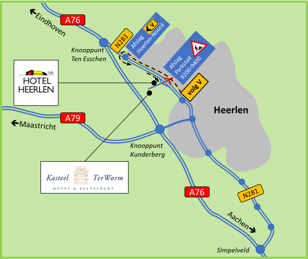WEGWERKZAAMHEDEN AFRITTEN N281