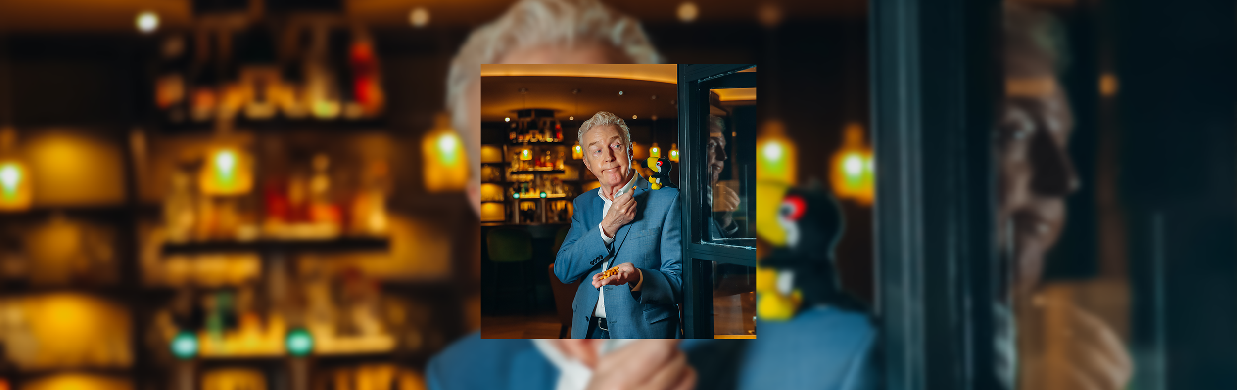 Presentator en zanger André van Duin