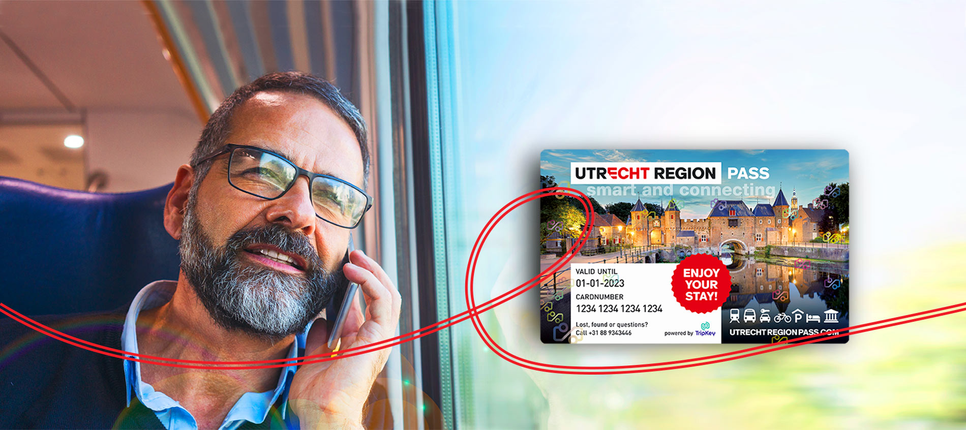 Gastvrijheidskaart met de naam "Utrecht Region Pass"