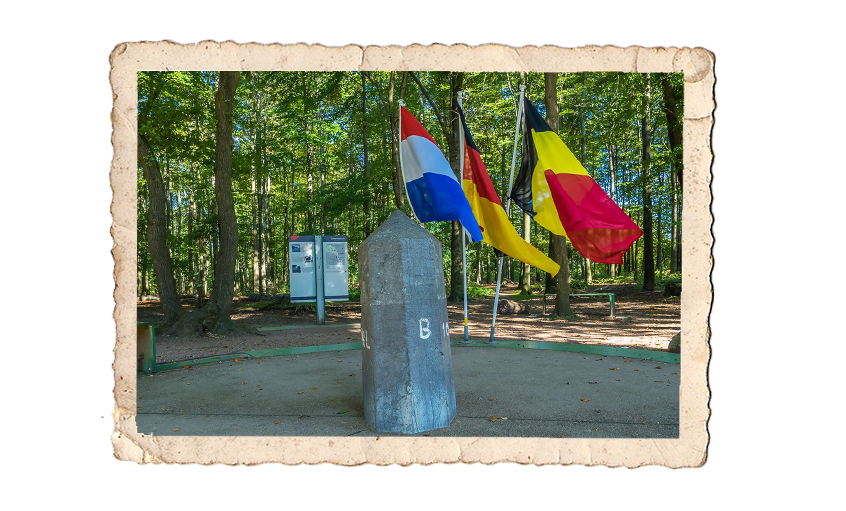 Drie landen op één plek