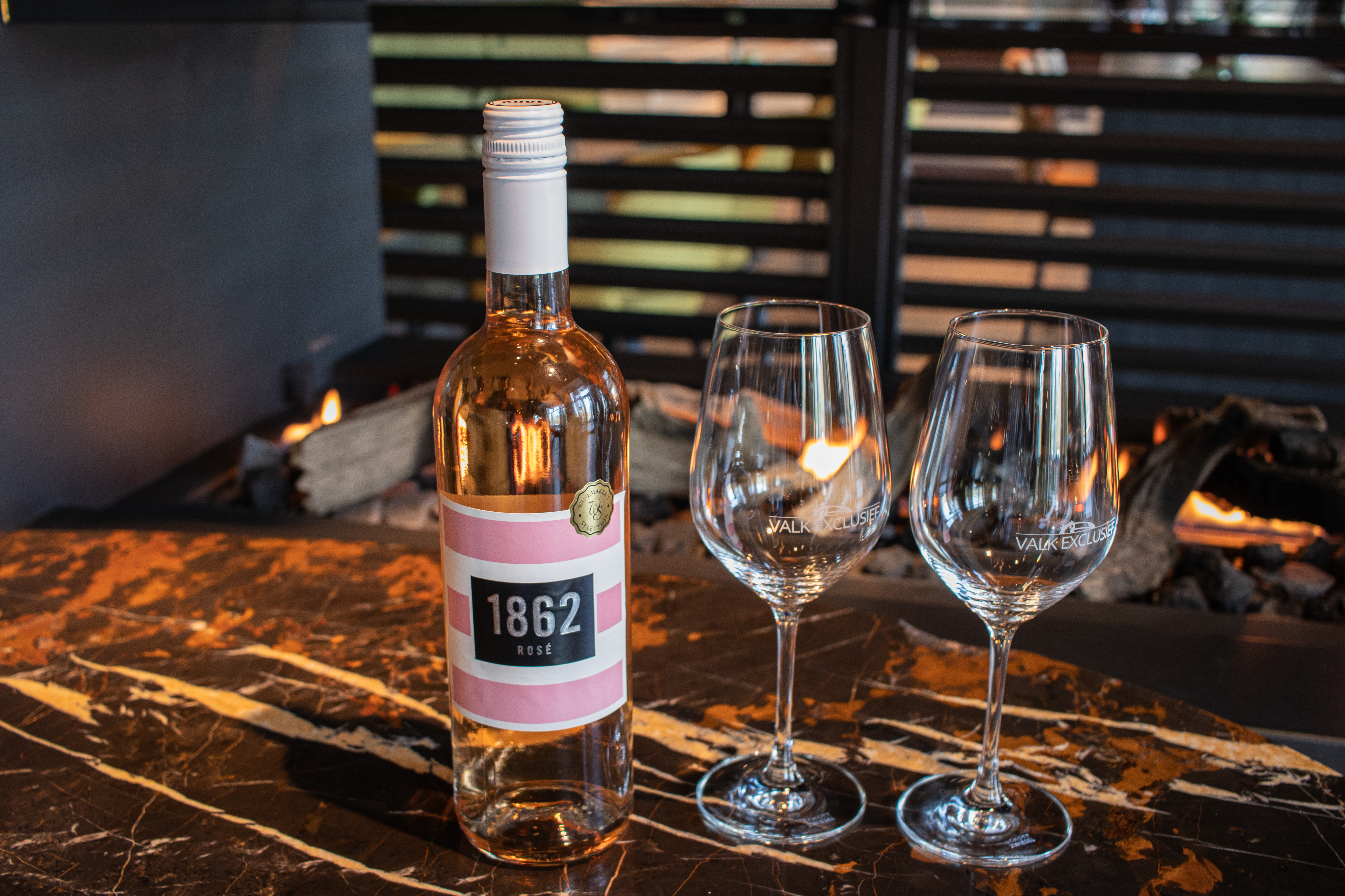 Fles huiswijn rosé € 27,95