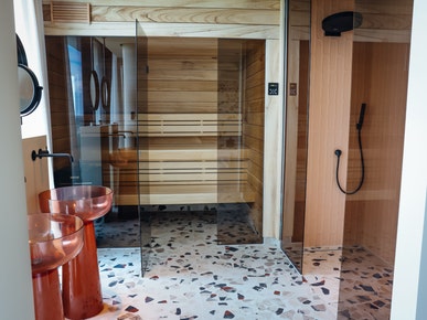 Kamer met privé sauna