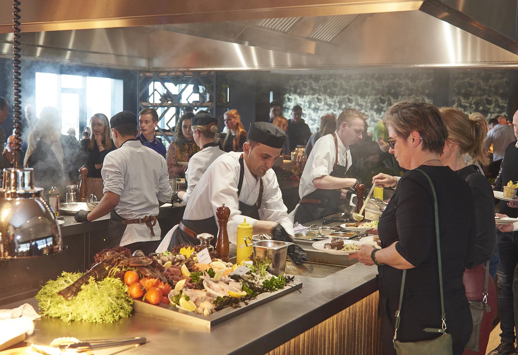 Live Cooking Arrangement