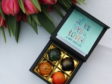 Luxe bonbons in geschenkverpakking
