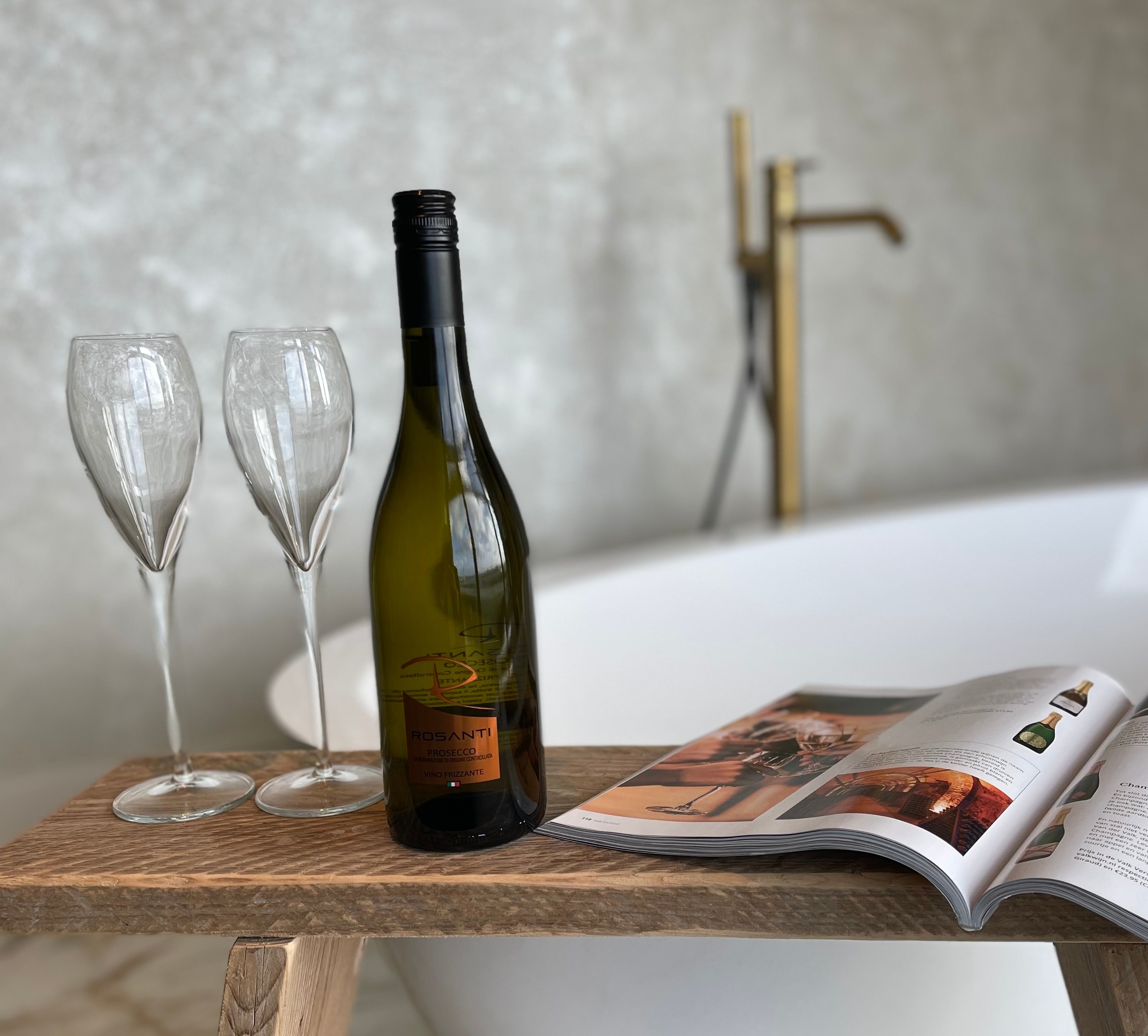 Flesje bubbels € 31,00